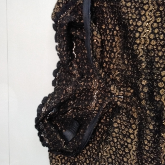 DONNA ladies sparkly black/bronze top, XL - Picture 8 of 11